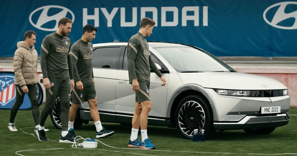 IONIQ 5 daje energiju treningu Atletiko Madrida