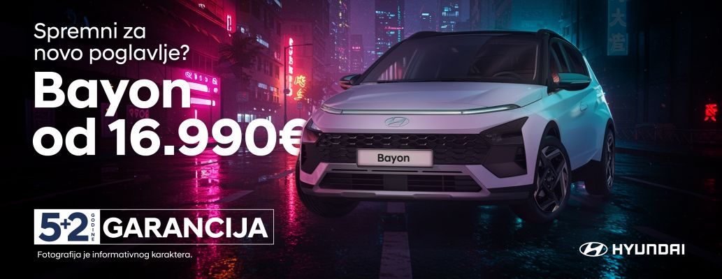 Hyundai Bayon - Ograničena ponuda!