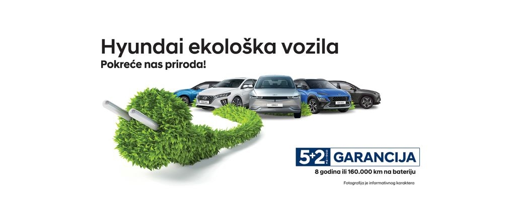 Hyundai ekološka vozila. Pokreće nas priroda!