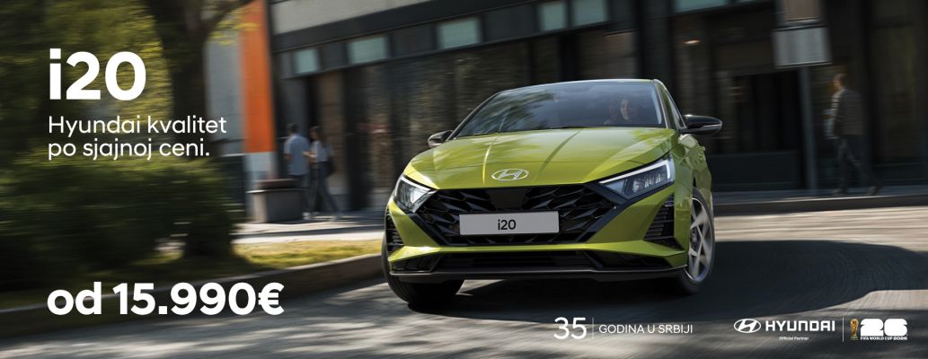 Hyundai i20 već od 15.990€!