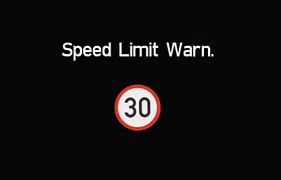 Pametno upozorenje na ograničenje brzine (ISLW). 