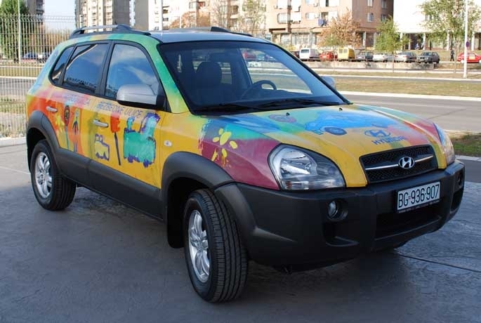 Poznati srpski slikar Cile Marinković promoter akcije  "Hyundai bojice za bezbednije ulice"