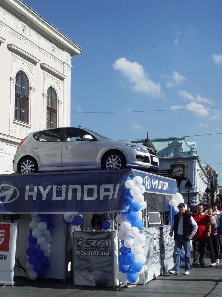 Hyundai i30 na izložbi u centru grada