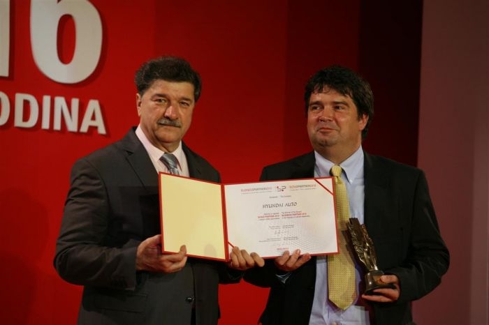 Hyundai Auto Beograd dobitnik prestižne nagrade "Biznis partner"